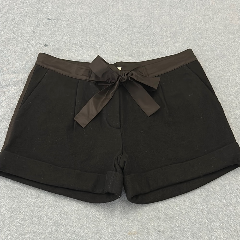 J. Crew Black High Waist Shorts with Elastic Waistband - Picture 1 of 8